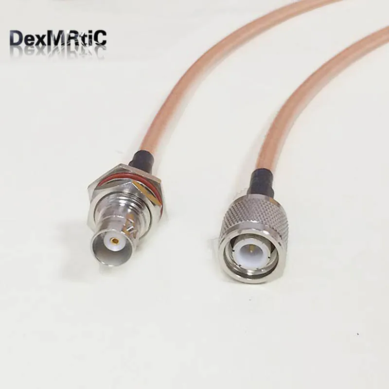

High-Quality Low-Loss BNC Female Jack Switch TNC Male Plug RF Pigtail Cable RG142 50CM 20"/100CM Adapter wholesale price