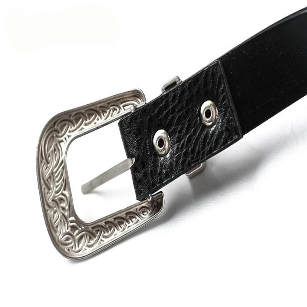 Модный женский для леди в винтажном стиле с металлическим богемном из кожи