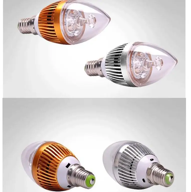 9 Вт светодиодные свечи e14 e27 лампы трубки теплый белый холодный 110 В 220 Свеча