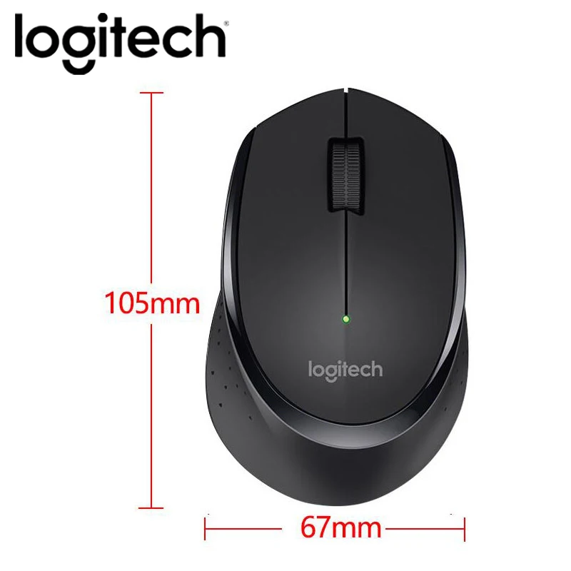 Оригинальная Бесшумная двухсторонняя роликовая беспроводная мышь Logitech M330 с