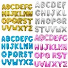 16 дюймов, розовое золото, серебро, синий, розовый алфавит, буквы для детей, день рождения, вечеринка, фотошар, свадебные принадлежности