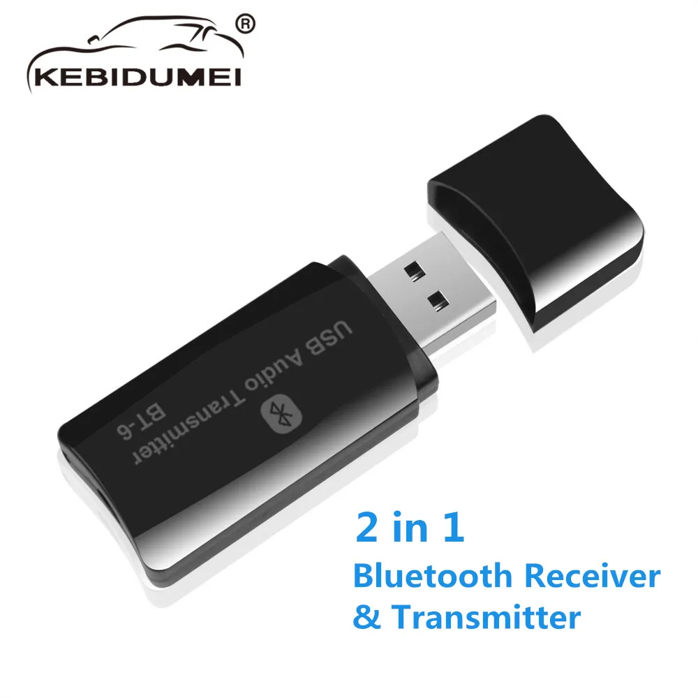 Автомобильный комплект 2 в 1 USB 3 5 мм AUX Bluetooth беспроводной аудиоприемник