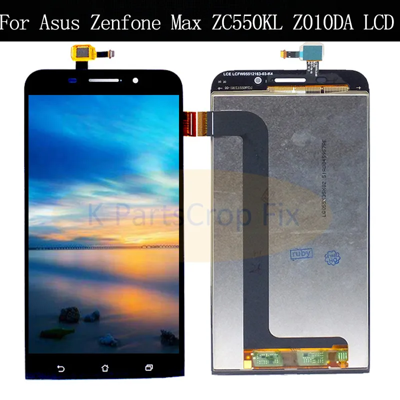 Для 5 ''ASUS Zenfone Max ZC550KL Z010DA ЖК дисплей сенсорный экран дигитайзер для ASUS с рамкой