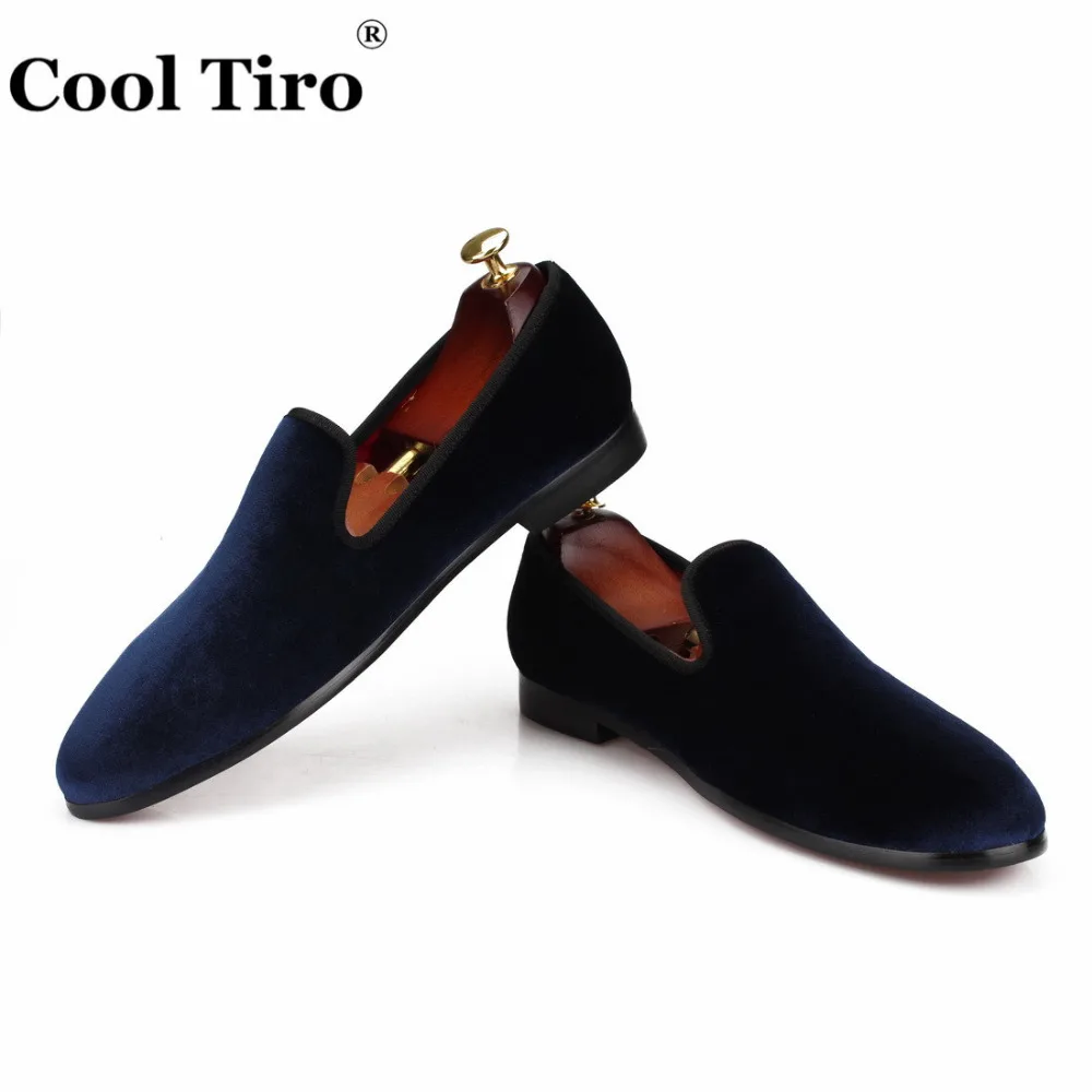 COOL TIRO/мужские лоферы; бархатные модельные туфли; Тапочки ручной работы; повседневная обувь на плоской подошве; обувь для свадебной вечеринки; официальная обувь; цвет черный, белый, красный