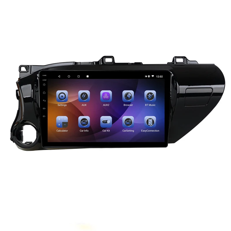 10," 4G ram 8 ядер Android автомобильный DVD gps навигатор для TOYOTA Hilux аудио стерео автомобильное радио головное устройство bluetooth