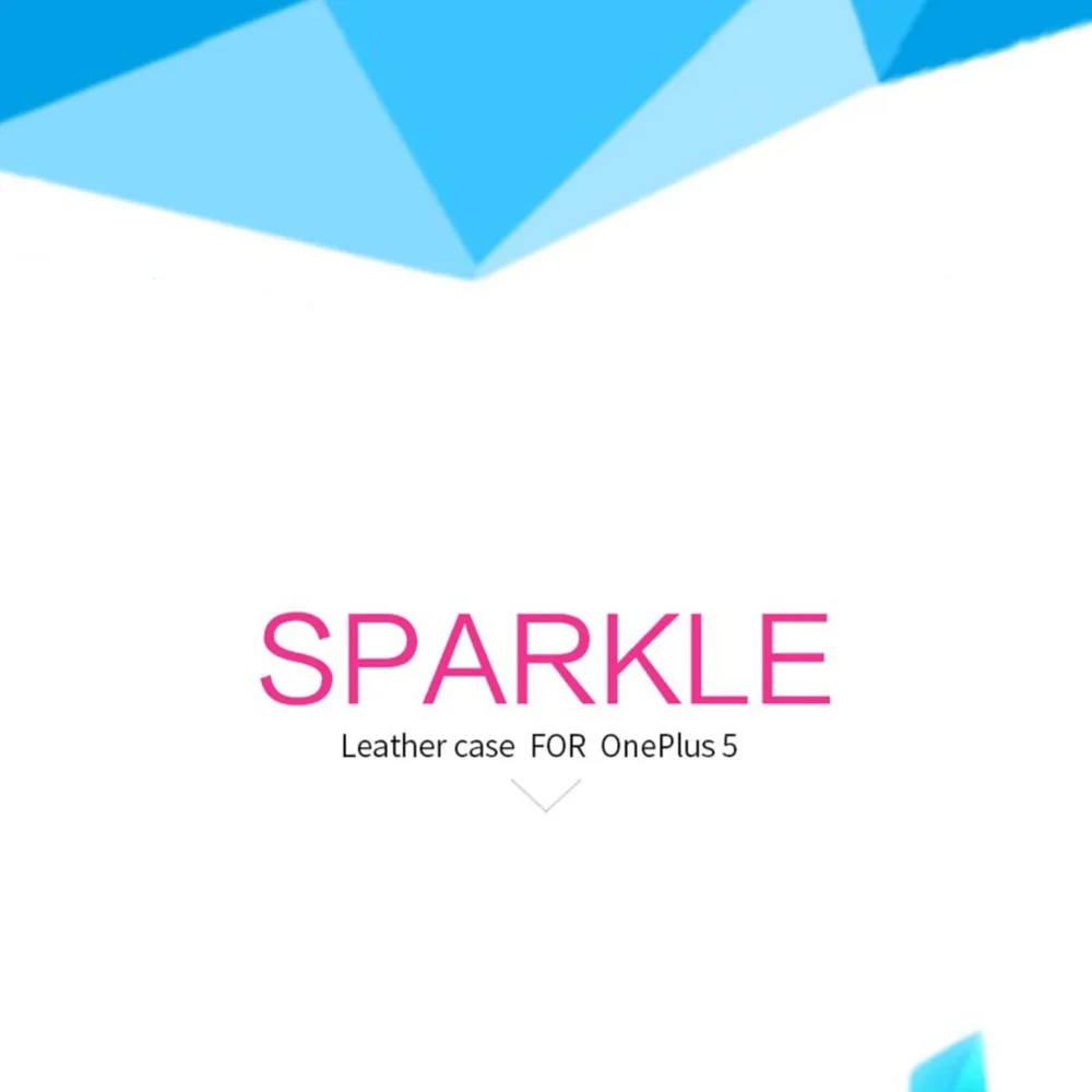 Флип Чехол для OnePlus 5 Nillkin Sparkle Флип кожаный чехол 1 плюс 5 A5000 один плюс 5 Смарт сна функция телефон Сумки
