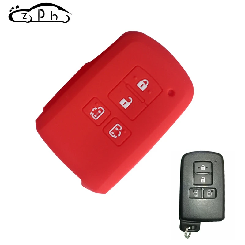 

For Toyota Sienta Alphard Voxy Noah Esquire Harrier Silicone Remote Key Case Fob Shell Cover Skin 4 Buttons 2015 2018 2019 Hot