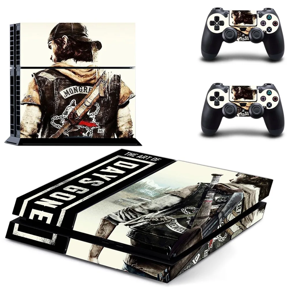Новая игра Days Gone PS4 кожи Стикеры наклейка для Sony Игровые приставки 4 консоли и 2