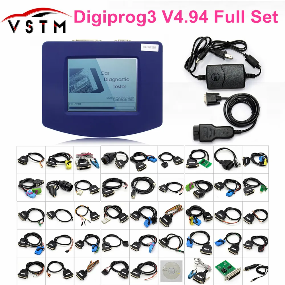 Версия Digiprog3 OBD с чипами FTDI коррекция одометра Фирменное Качество программатор ST01