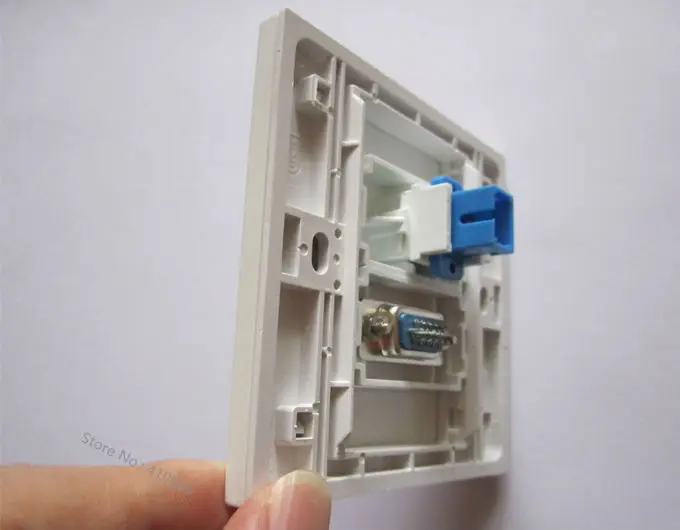 1 шт. универсальная настенная розетка 86 мм с разъемами VGA SC|socket ball|plate woodsocket f |