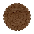 VZLX круглая Европейская наклейка с резьбой по дереву украшение дом деревянные аппликации резная аппликация оконная Дверь Декор деревянные фигурки ремесла