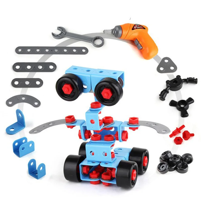 550 шт. DIY Building Наборы Обучающий робот сборки блоков игрушки 3D Модель Строительство
