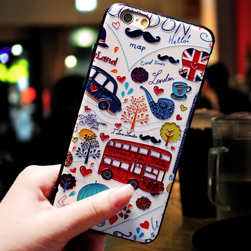 Роскошный милый 3d чехол YuoTuo для телефона apple iphone 6 6s plus s 6plus силиконовые аксессуары