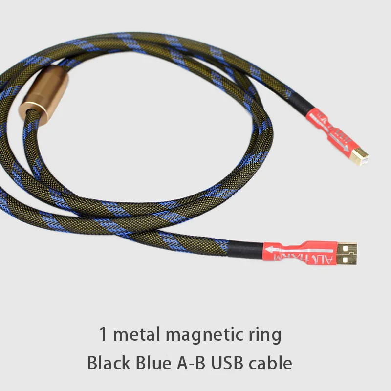 Аудиокабель HiFi USB тип А папа к B 2 0 кабель для декодера DAC звуковая карта передачи
