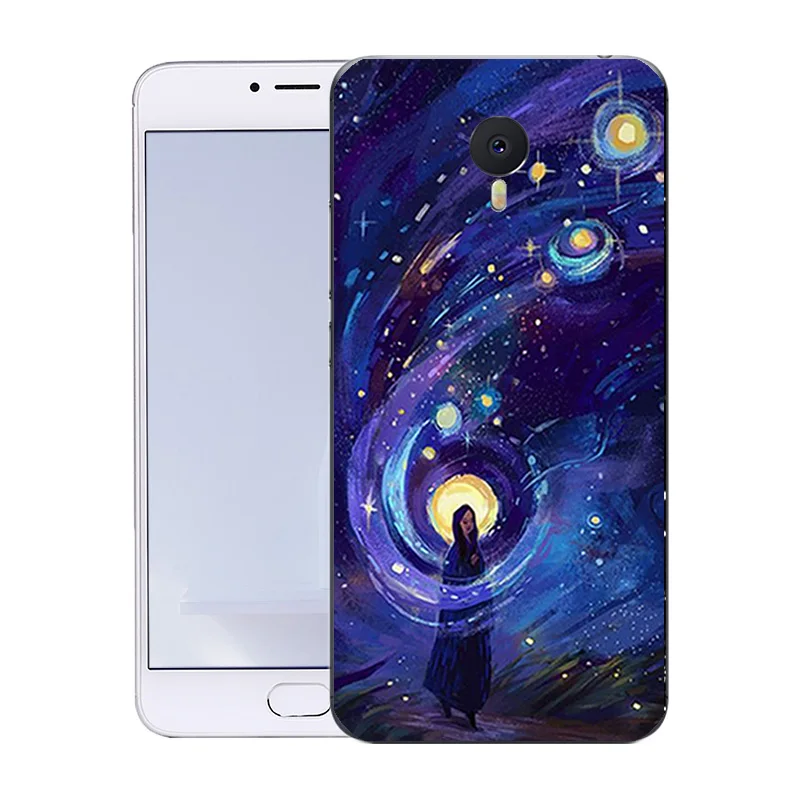 Задняя крышка для Meizu M3 Note/Blue Charm Note3 мультяшный Мягкий силиконовый чехол из ТПУ с