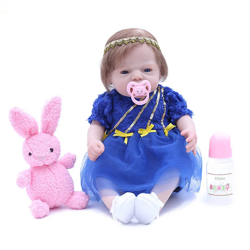 2018 Новый 50 см всего тела силикона Reborn Baby Doll игрушки Lifelike Детские принцессы куклы