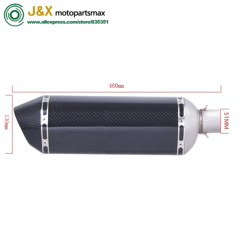 

GSR750 GSR 750 Motorcycle Exhaust Muffler Escape Middle Link Pipe Muffler Slip On For SUZUKI GSR750 GSX-S 750 2011 To 2020 2019