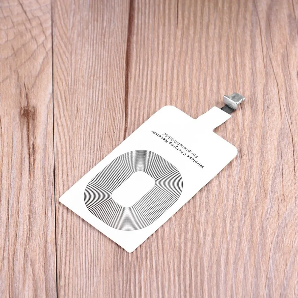 Qi беспроводной зарядный приемник для iPhone 7 6s Plus 5S Micro USB Type C универсальное Быстрое