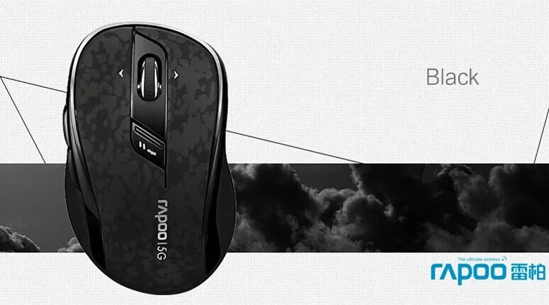 Компьютеры компьютерная периферия Rapoo 7100 P 5 г беспроводная оптическая мышь 4D прокрутки колеса мыши 1000 точек/дюйм игровой мыши nano приемник