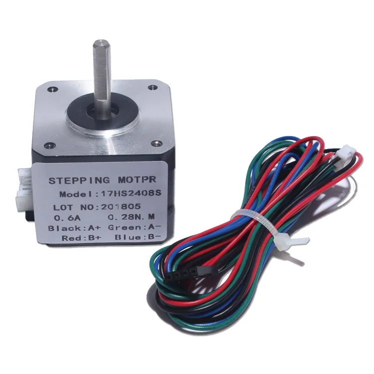Шаговый электродвигатель Nema 17HS2408 S 17HS2408S 4 ведущих 17 42BYGH 0.6A CE ROSH ISO лазерный и 3D