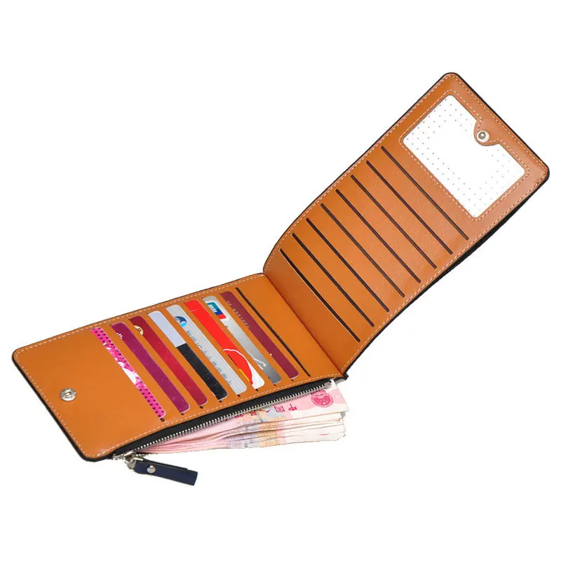 OXLEAZ женский длинный карман бумажник на молнии Держатель для карт клатч двойной