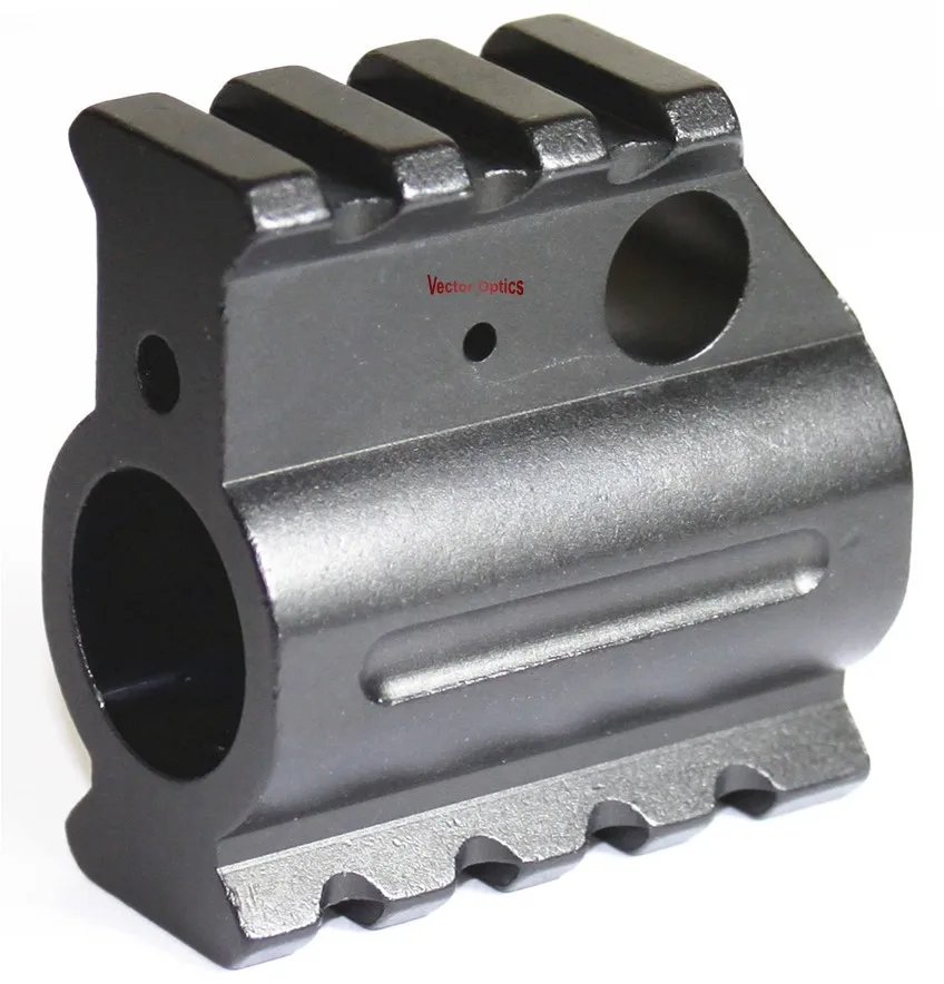 Vector Optics косой Стандартный Высокий профиль. 223 5 56 газовый блок двойные рельсы 20 мм