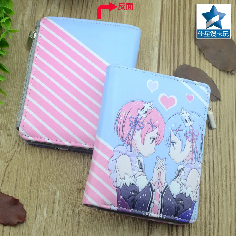 Милый кошелек для девочек в стиле аниме re zero kara hajimeru isekai seikatsu кошельки из