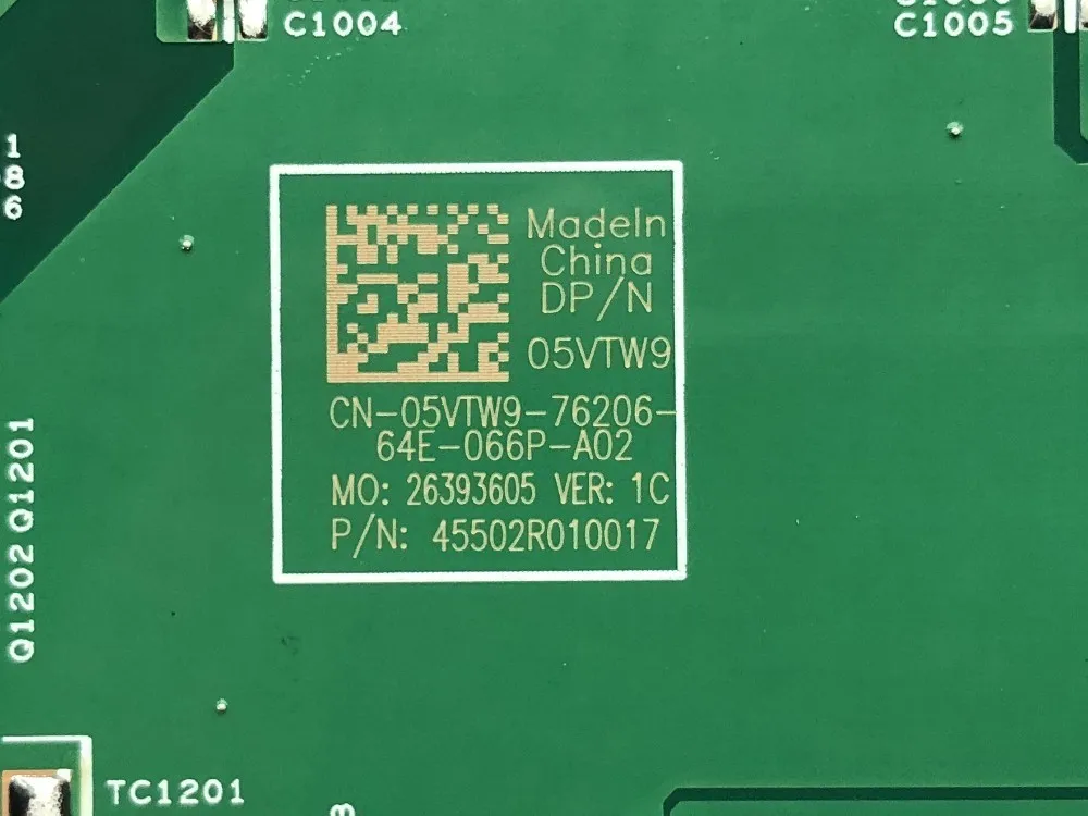 Высокое Качество MB 5VTW9 05VTW9 CN-05VTW9 для Dell Vostro 15-3000 Series Материнская плата ноутбука SR1DV