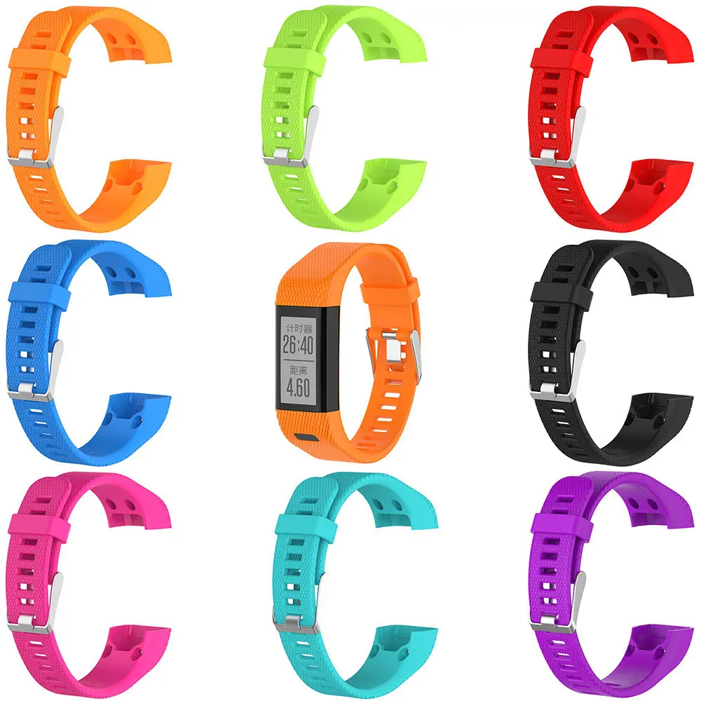 Сменные ремешки для часы Garmin vivosmart HR + смарт-часы мягкий силиконовый браслет
