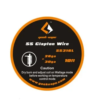 Оригинальный GeekVape Clapton SS316 лента провода (26GA + 30GA) высокое качество и DIY