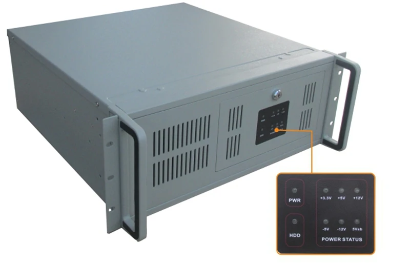 Промышленные шасси IPC510H 4U промышленные серверные для монтажа промышленная плата