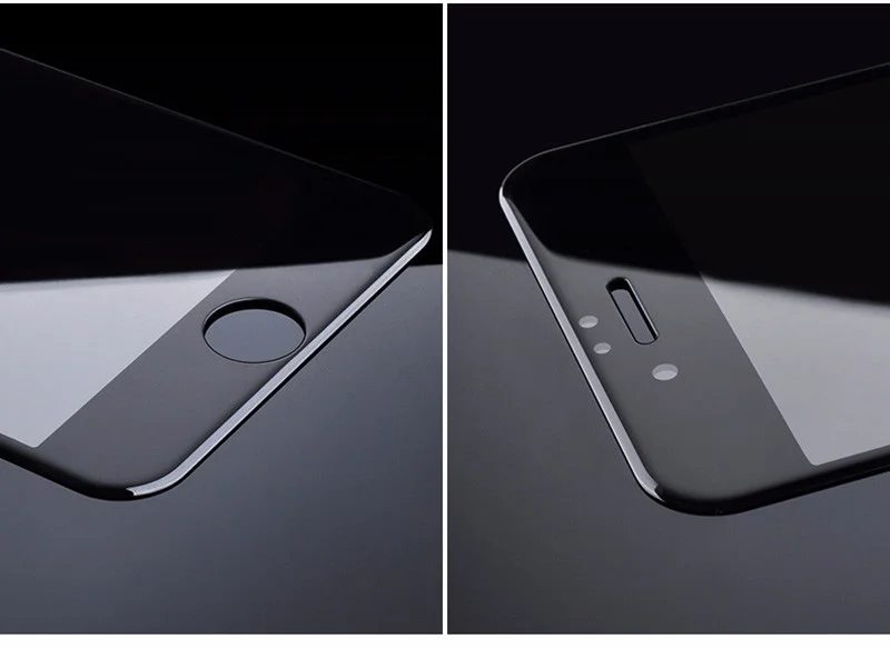 3D круглый изогнутый край закаленное стекло для iPhone 6 6S 7 Plus полное покрытие Защитная Премиум Экран протектор фильм безопасности Чехол