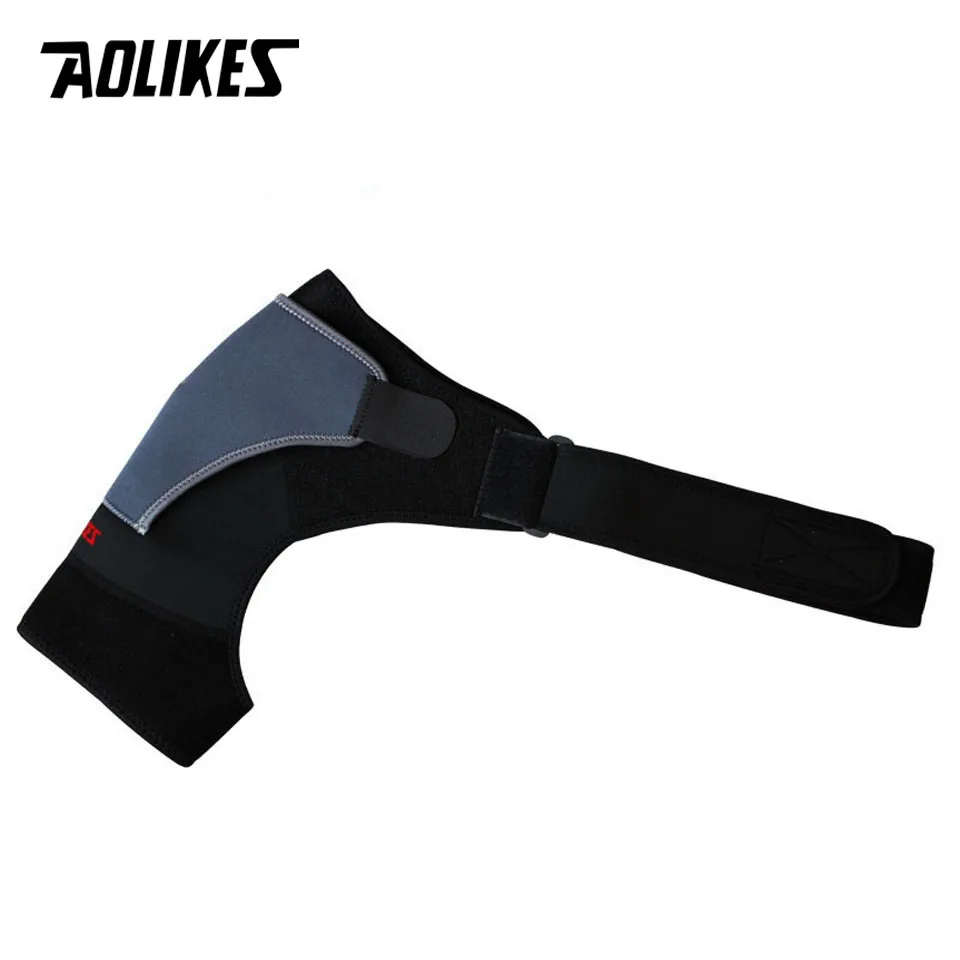 AOLIKES 1PCS Back Support Adjustable Bandage Protector Reinforced Functional-training-equipment Single Shoulder Strap images - 6