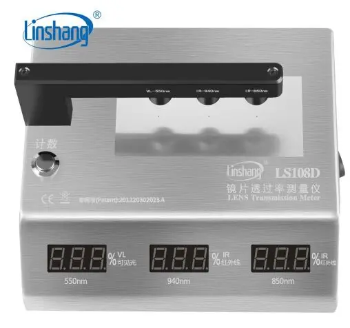 LS108D измеритель трансмиссии линз устройство спектра Linshang тестовая фотолинза с 850