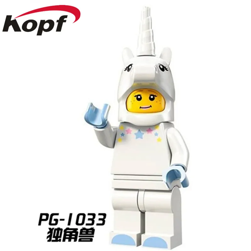 PG1033 Without Box Одиночная Супер Герои Рик и Морти Модель Кирпичи фигурки строительные блоки Развивающие игрушки для детей KF278 - Цвет: PG1033 Without Box