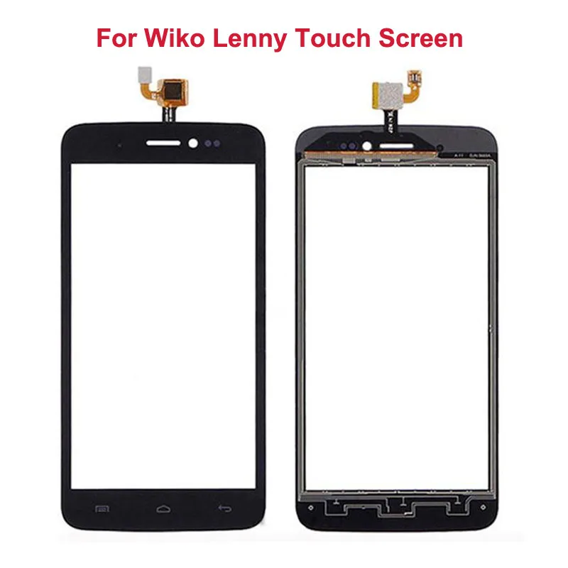 High Quality Front Touch Screen For Wiko Lenny Digitizer Panel Sensor Glass Lens Replacement Black Display | Мобильные телефоны и