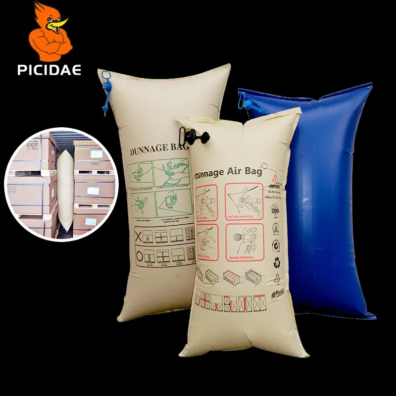 

Buffer Filling Inflatable Container Dunnage Bag Kraft Paper Air Cushion Warehousing Logistics Transport Collision Stable Goods