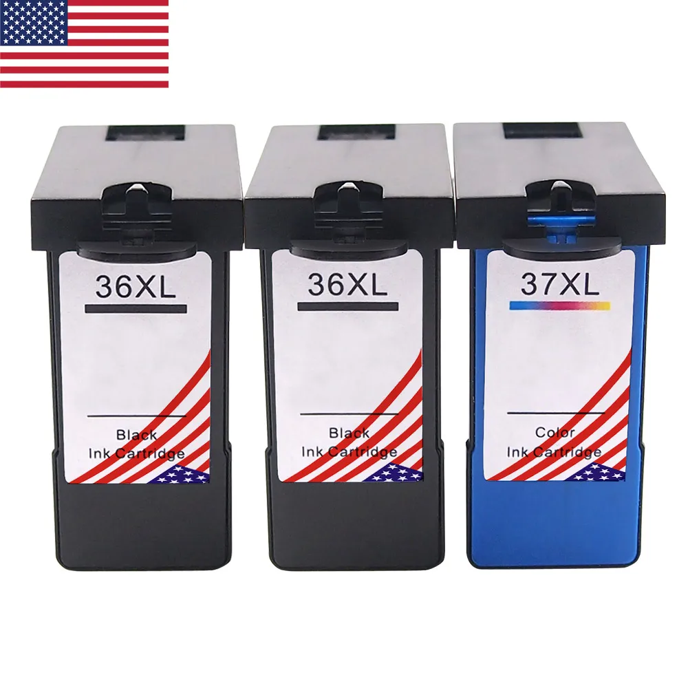3 шт./компл. 36XL 37XL Картридж струйный для Lexmark 36 37X6657X5650 X5650ES X7665 Z2400 X3650 X4650 Z2420 X6650 LM36