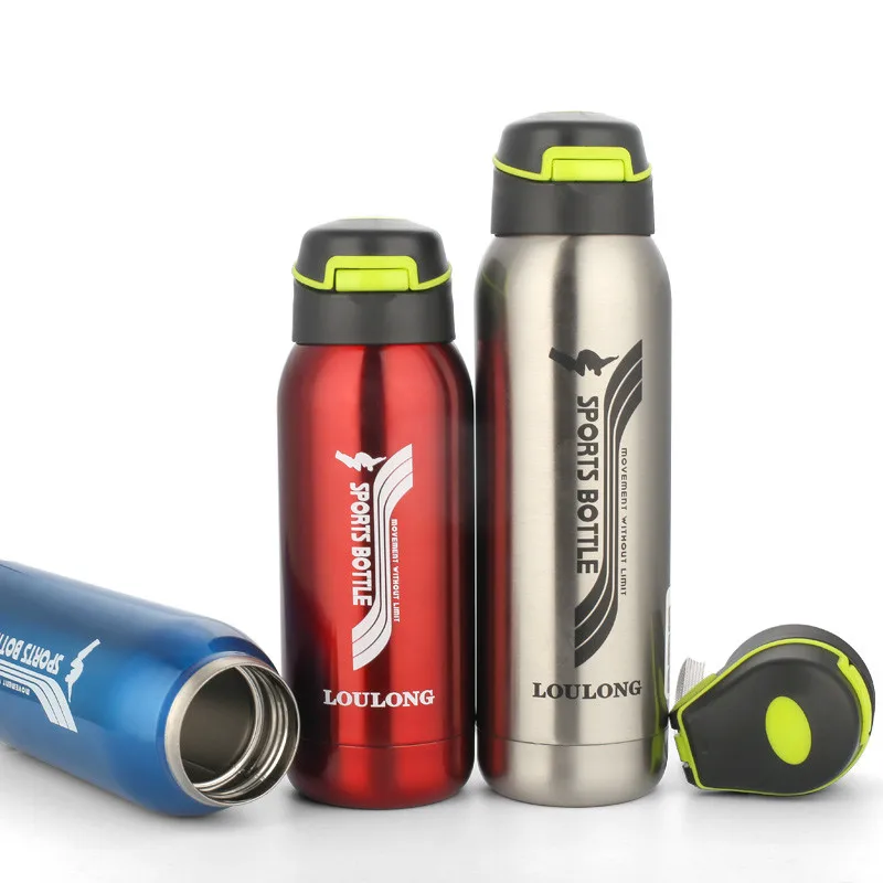 Походная вакуумная фляжка бутылка для воды термос из нержавеющей стали с