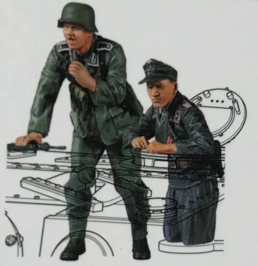 1/35 статуэтка в виде Вторую мировую войну Пособия по немецкому языку неизвестный бунтарь 2 шт./компл. модель Наборы(без бака