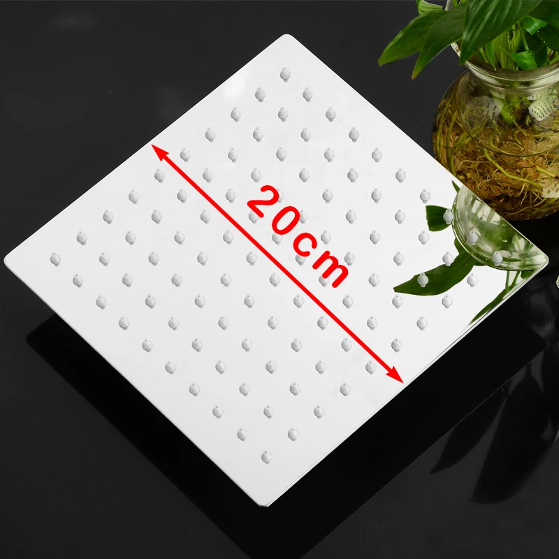 Бесплатная доставка квадратная насадка для душа из нержавеющей стали Душевая