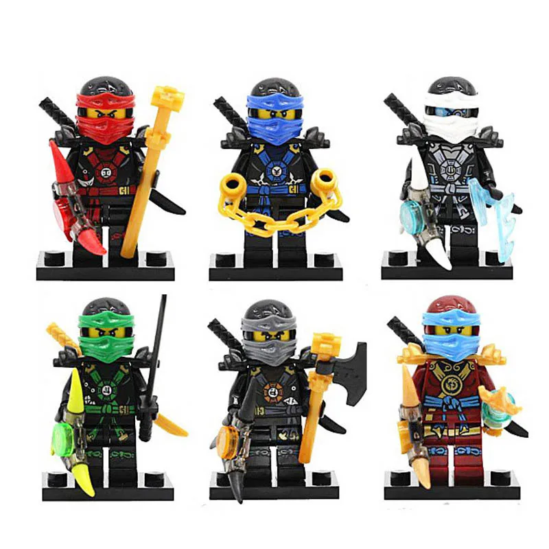 Пого подарки Ninjagoe строительные блоки Гром Мечник кирпичи игрушки Jay Cyren INGlys Kai