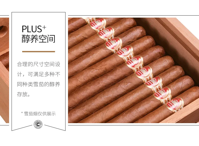CIGARLOONG, коробка для сигар, хьюмидор, кедровое дерево, гимидор, безболезненная коробка для алкоголя, 50 упаковок, CA-4007