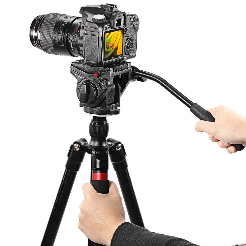 Neewer Подвижная головка для видеокамеры с подвижной пластиной DSLR камер монопод