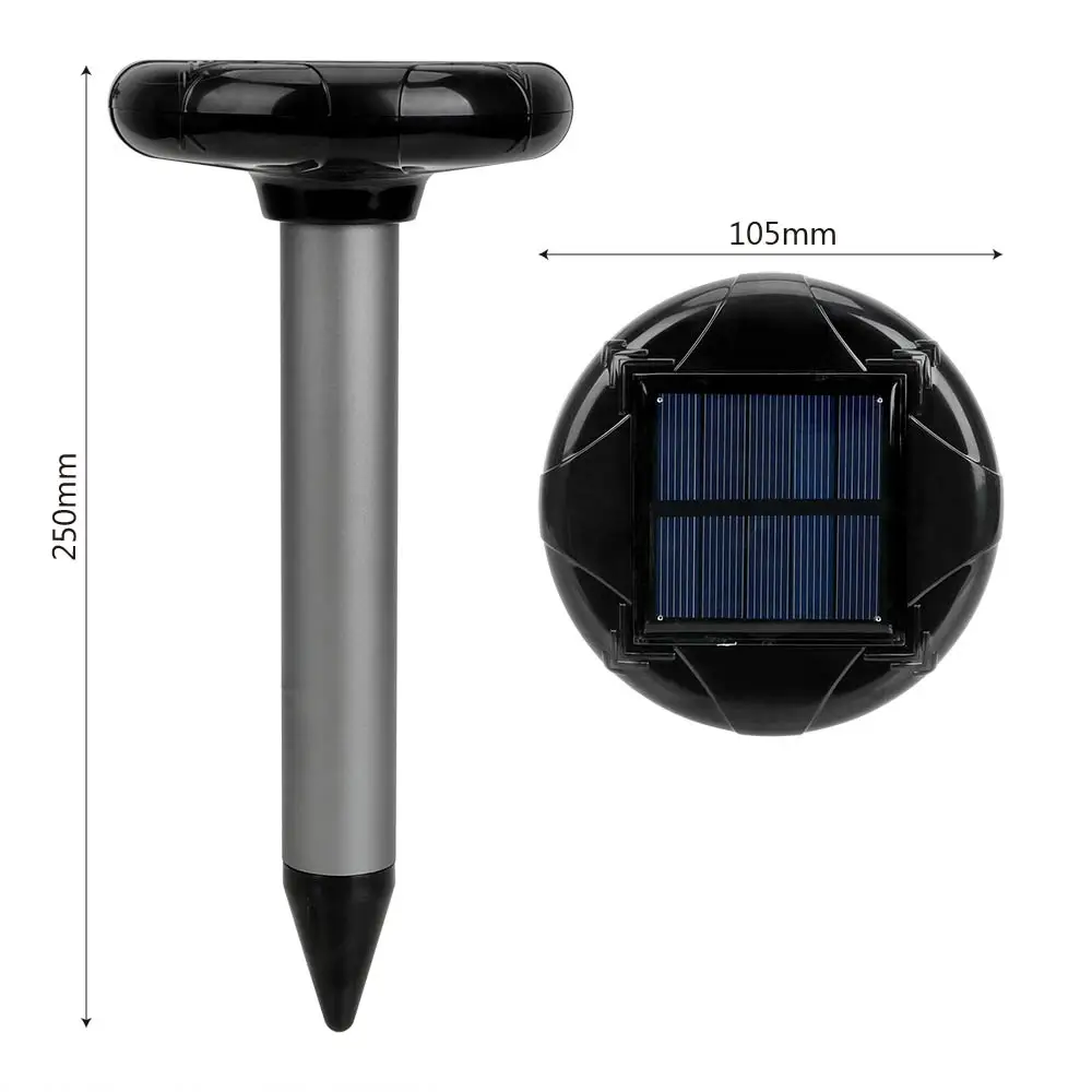 

1pcs Mouse Rat Repeller Ultrasonic Solar Insect Repellent Vole Mouse Snake Killer Trap Snake Mouse Rodent Pest Contorl