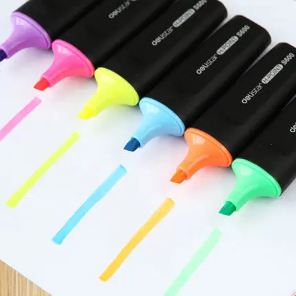 

Stationery highlighter neon pen multicolour deli s600 neon pen neon marker pen high lighter watercolor pen