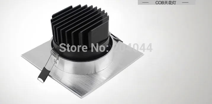 Потолочный светильник 10 шт./лот квадратный светодиодный Cob с Epistar Power Led 500lm Ip20 Oem