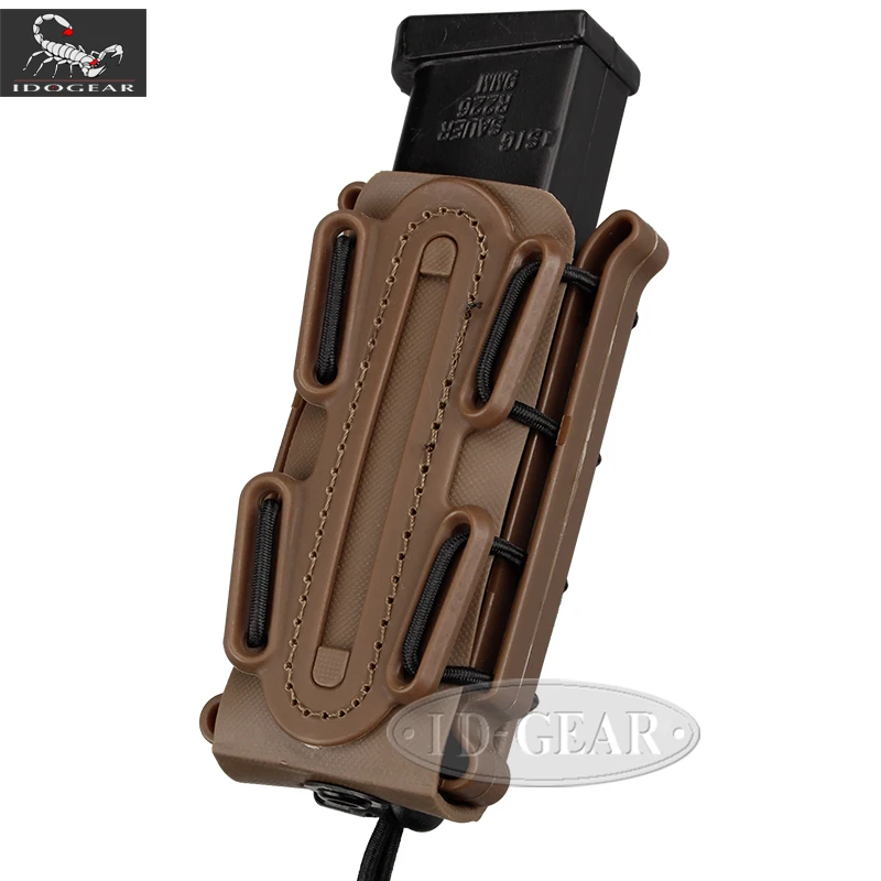 IDOGEAR 9 мм журнальные сумки военные Fastmag Зажим для ремня пластиковый molle сумка софтшелл g-код пистолет Mag Перевозчик