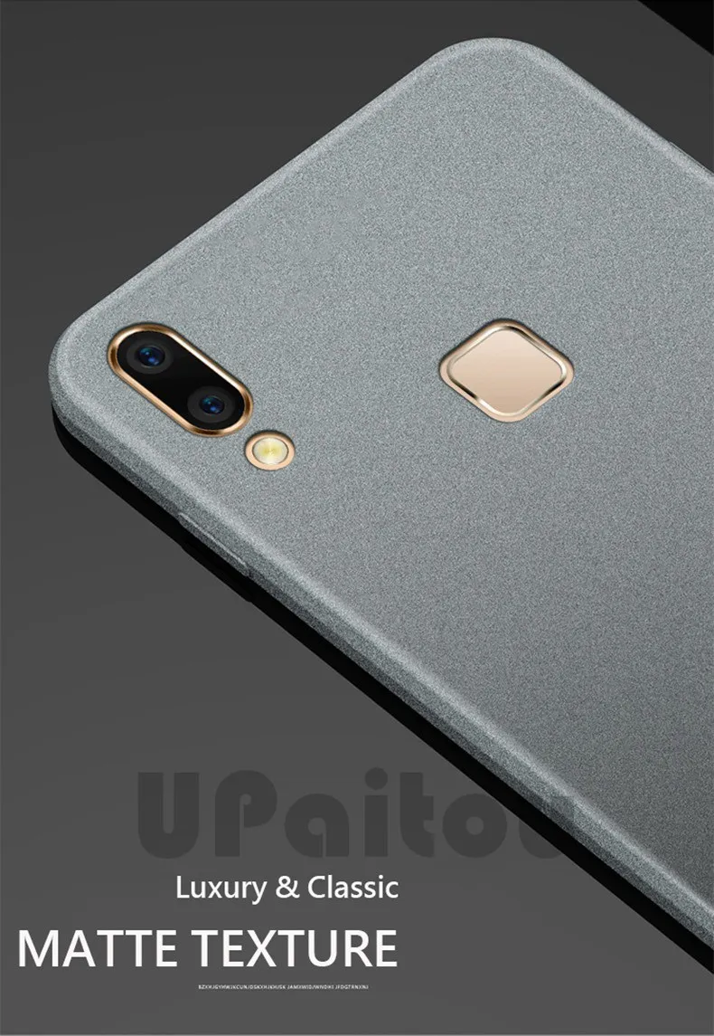 Чехол для VIVO Y91 Y91C Y91i Y93 Lite Y95 Y97 Y85 Y83 Y81 Y71 Y67 Y66 Y65 Анти отпечатков пальцев Чехол Мягкий матовый Ультратонкий чехол-накладка из ТПУ чехол