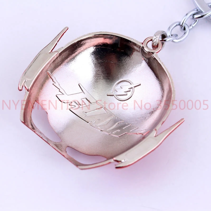 The Flash Lightning Keychain Red Gold Logo Metal Keyring Fashion Gift Key Chain Ring Holder for Car Souvenirs 100pcs | Украшения и